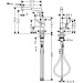 Hansgrohe Spültischmischer 270 Talis M54 Ausziehauslauf 1jet mattschwarz