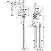 Hansgrohe Spültischmischer 270 Talis M54 Ausziehauslauf 1jet sBox Brushed Black Chrome