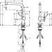 Hansgrohe Spültischmischer 270 Talis M54 Niederdruck 1jet mattschwarz