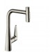 Hansgrohe Spültischmischer 300 Select 2jet sBox Ausziehbrause M5117-H300 edelstahl-optik