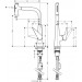 Hansgrohe Spültischmischer 300 Talis Select M51 Ausziehbrause 2jet chrom