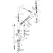 Hansgrohe Spültischmischer 300 Talis Select M51 Ausziehbrause 2jet chrom