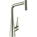 Hansgrohe Spültischmischer 320 mit sBox Ausziehbrause M7116-H320 ST edelst.-opt.