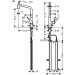 Hansgrohe Spültischmischer 320 Select 2jet sBox Ausziehbrause M7117-H320 edelstahl-optik