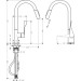 Hansgrohe Spültischmischer AXOR Citterio chrom mit Ausziehbrause