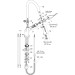 Hansgrohe Spültischmischer Axor Citterio steel mit Ausziehbrause