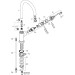 Hansgrohe Spültischmischer Axor Montreux Schwenkauslauf edelstahl-optik