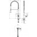 Hansgrohe Spültischmischer Axor Montreux Semi-Pro edelstahl-optik