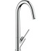 Hansgrohe Spültischmischer Axor Starck chrom mit schwenkbarem Auslauf