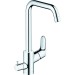 Hansgrohe Spültischmischer Focus chrom hoher Schwenkauslauf und Geräteabsperrventil