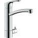 Hansgrohe Spültischmischer Focus Festauslauf chrom m.Geräteabsperrventil