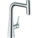 Hansgrohe Spültischmischer Metris Select 240 chrom mit Ausziehauslauf