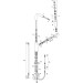 Hansgrohe Spültischmischer Metris Select 240 edelstahl-optik mit Ausziehauslauf