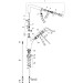 Hansgrohe Spültischmischer Metris Select Schwenkauslauf edelstahl-optik