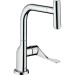 Hansgrohe Spültischmischer Select Axor Citterio chrom mit Ausziehauslauf