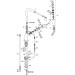 Hansgrohe Spültischmischer Select Axor Citterio chrom mit Ausziehauslauf