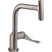 Hansgrohe Spültischmischer Select Axor Citterio edelstahl-optik mit Ausziehauslauf