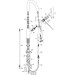 Hansgrohe Spültischmischer Talis S 160 chrom mit Ausziehbrause