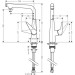 Hansgrohe Spültischmischer Talis Select S 300 Schwenkauslauf edelstahl-optik