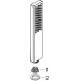 Hansgrohe Stabhandbrause Pulsify E 1jet chrom