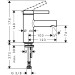 Hansgrohe Standventil 70 Zesis S  ohne Ablaufgarnitur chrom