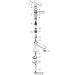Hansgrohe Standventil 80 Rebris S Matt Black  