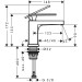 Hansgrohe Standventil 80 Tecturis E ohne Ablaufgarnitur chrom