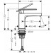 Hansgrohe Standventil 80 Tecturis E ohne Ablaufgarnitur Matt White