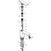 Hansgrohe Standventil 80 Tecturis E ohne Ablaufgarnitur Matt White