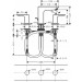 Hansgrohe 3-Loch Waschtischarmatur Talis E chrom