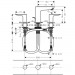 Hansgrohe Talis E 3-Loch Waschtischarmatur mattweiss