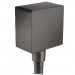 Hansgrohe Talis E Schlauchanschluss DN15 Fixfit Square mit Rückflussverhinderer Brushed Black