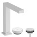 Hansgrohe Tecturis E 2-Loch Waschtischmischer 150 CoolStart EcoSmart+ mit Ablaufgarnitur Mattweiß