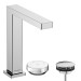 Hansgrohe Tecturis E 2-Loch Waschtischmischer 150 CoolStart mit Ablaufgarnitur Chrom