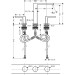 Hansgrohe Tecturis E 3-Loch Waschtischarmatur 150 EcoSmart+ mit Push-Open Ablaufgarnitur Brushed Bronze