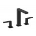 Hansgrohe Tecturis E 3-Loch Waschtischarmatur 150 EcoSmart+ mit Push-Open Ablaufgarnitur Mattschwarz
