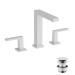 Hansgrohe Tecturis E 3-Loch Waschtischarmatur 150 EcoSmart+ mit Push-Open Ablaufgarnitur Mattweiß
