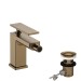 Hansgrohe Tecturis E Einhebel-Bidetmischer mit Zugstangen-Ablaufgarnitur Brushed Bronze