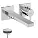 Hansgrohe Tecturis E Einhebel-Waschtischmischer Unterputz für Wandmontage EcoSmart+ mit Auslauf 22,5 cm Chrom
