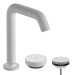 Hansgrohe Tecturis S 2-Loch Waschtischmischer 150 CoolStart mit Ablaufgarnitur Mattweiß