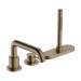 Hansgrohe Tecturis S 3-Loch Einhebel-Wannenrandmischer mit sBox Brushed Bronze