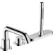 Hansgrohe Tecturis S 3-Loch Einhebel-Wannenrandmischer mit sBox Chrom