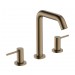 Hansgrohe Tecturis S 3-Loch Waschtischarmatur 150 mit Push-Open Ablaufgarnitur Brushed Bronze