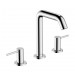Hansgrohe Tecturis S 3-Loch Waschtischarmatur 150 mit Push-Open Ablaufgarnitur Chrom