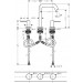 Hansgrohe Tecturis S 3-Loch Waschtischarmatur 150 mit Push-Open Ablaufgarnitur Chrom