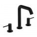 Hansgrohe Tecturis S 3-Loch Waschtischarmatur 150 mit Push-Open Ablaufgarnitur Mattschwarz