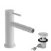 Hansgrohe Tecturis S Einhebel-Bidetmischer mit Zugstangen-Ablaufgarnitur Mattweiß