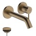 Hansgrohe Tecturis S Einhebel-Waschtischmischer Unterputz für Wandmontage mit Auslauf 16,5 cm Brushed Bronze