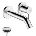 Hansgrohe Tecturis S Einhebel-Waschtischmischer Unterputz für Wandmontage mit Auslauf 16,5 cm Chrom