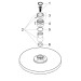 Hansgrohe Tellerkopfbrause Axor 240 mm edelstahl-optik mit Air-Injection